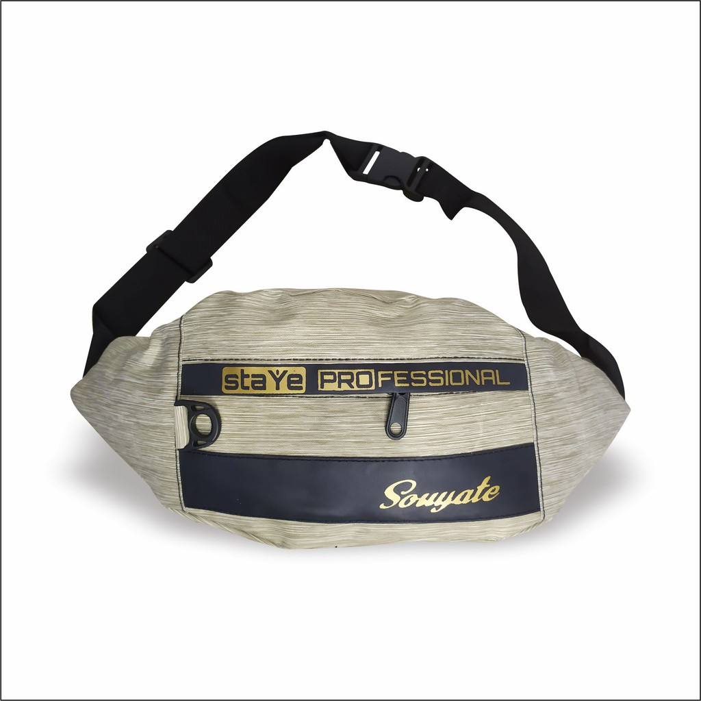 PG 8814 - Waistbag Pinggang Distro Denim Tas Selempang Bahu Pria