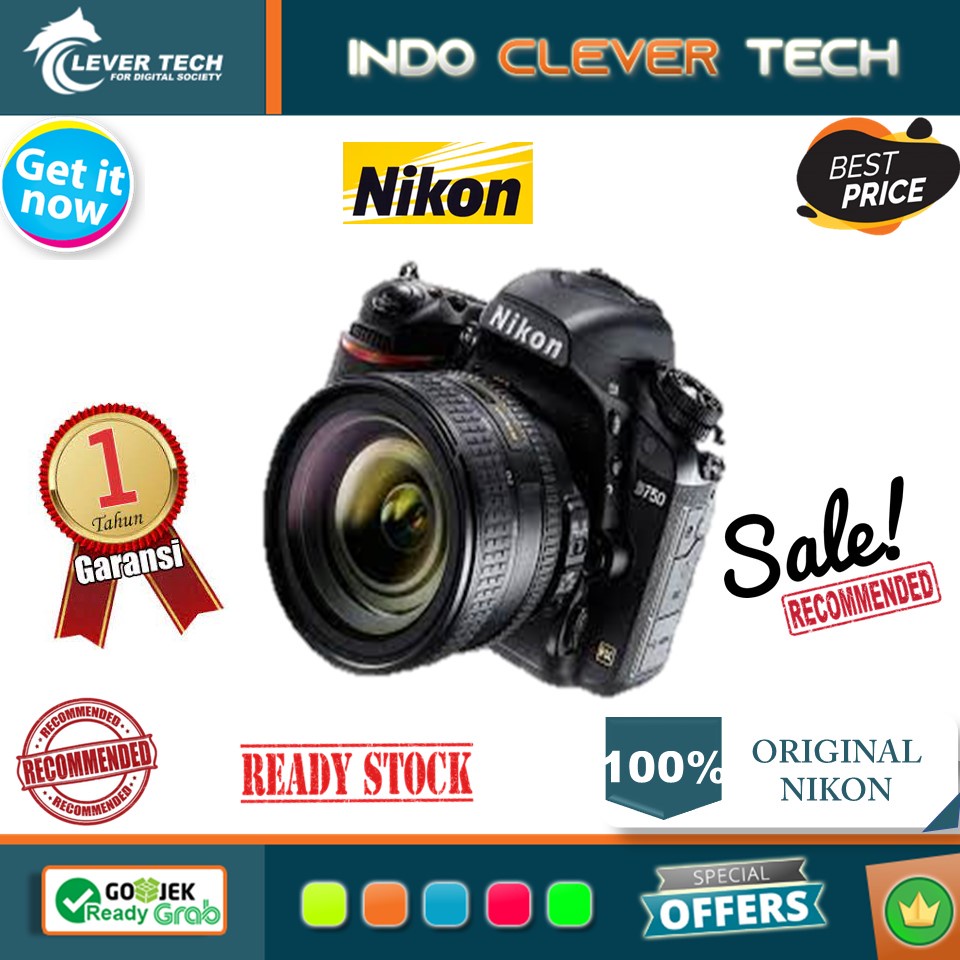 Nikon D750 Kit 24-120mm (Built-in WIFI) - Garansi Resmi