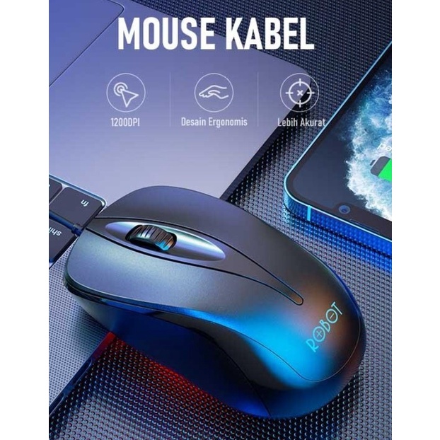 Mouse ROBOT M100 Wired | ITECHBALI