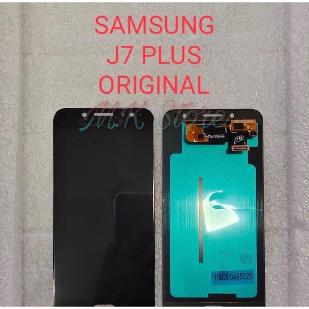 LCD + TOUCHSCREEN SAMSUNG J7+ / J7 PLUS LAYAR HANDPHONE SAMSUNG J7+ / J7 PLUS - HITAM