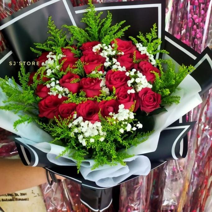 

BUKET BUNGA FRESH HADIAH VALENTINE KADO ULANG TAHUN PACAR ISTRI DG654EAFVD