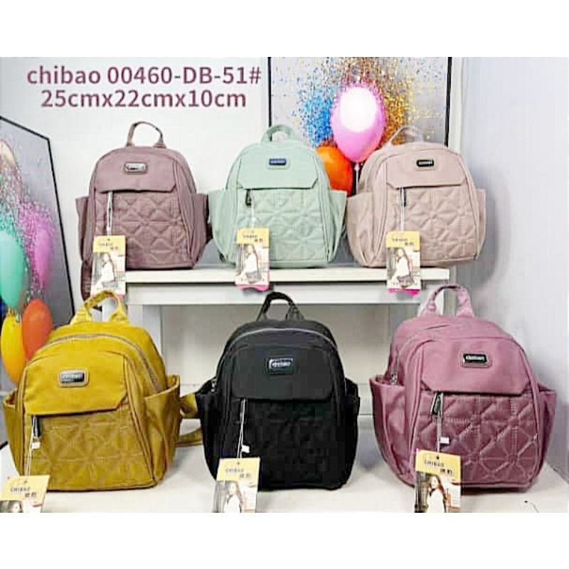 Tas ransel wanita chibao ory import terbaru 00460 kanvas