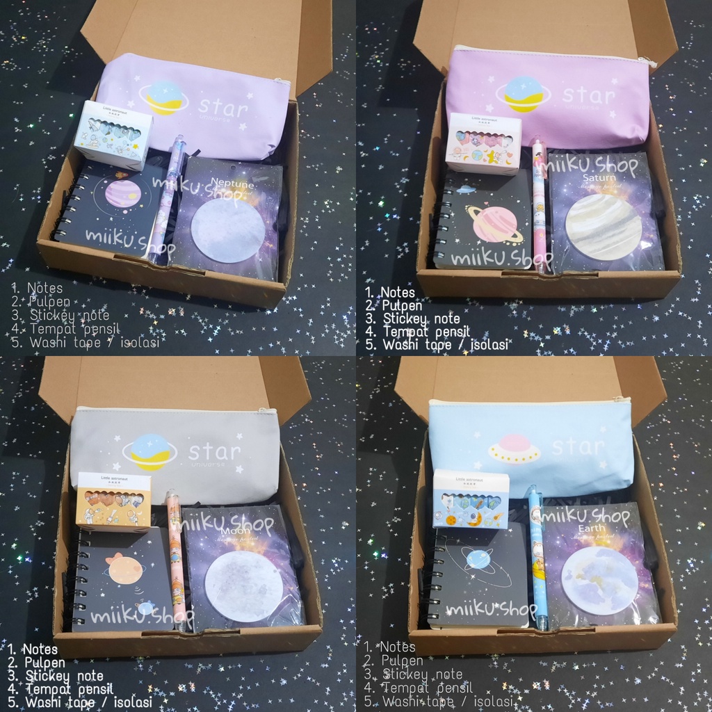 

GIFT BOX / BIRTHDAY GIFT LUCU GALAXY ASTRONOT