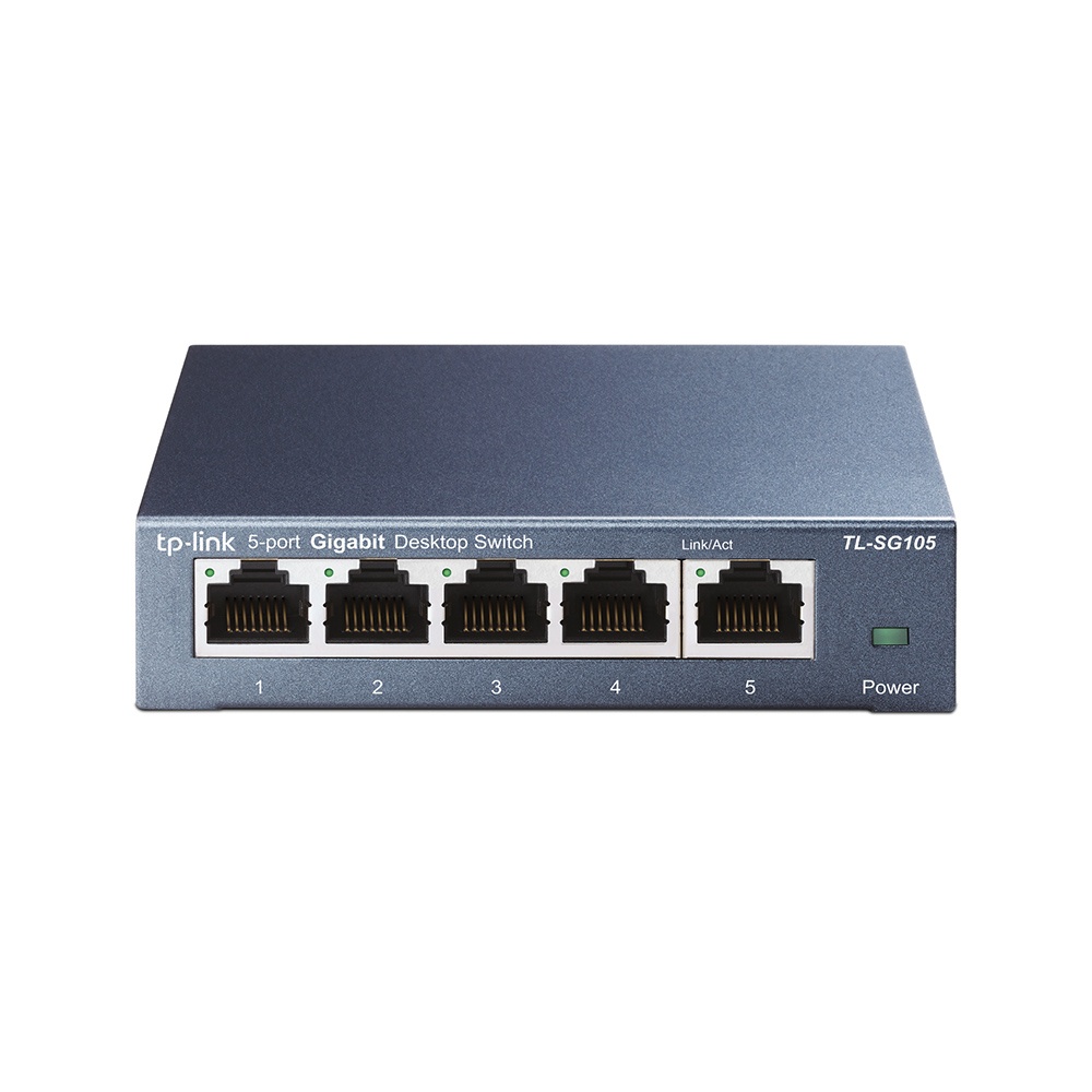 TP-LINK TL-SG105 5-Port Gigabit Desktop Switch Hub Internet TPLink