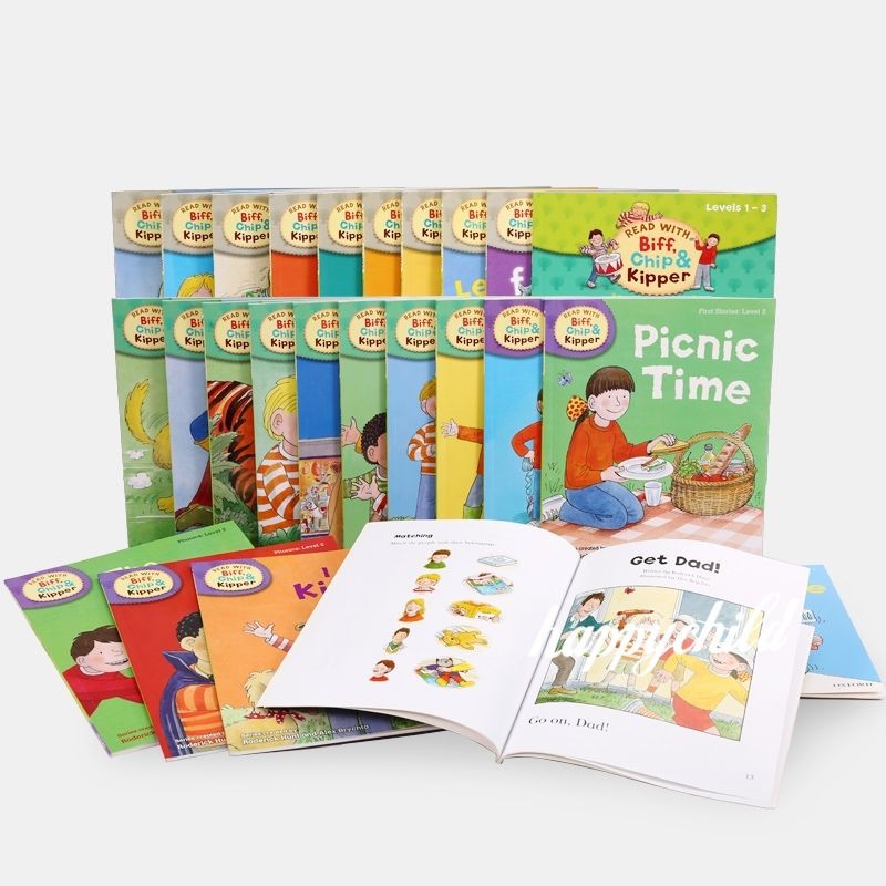 33books Oxford helping your child to read biff chip  kipper level 1-3 buku import/home/happychild