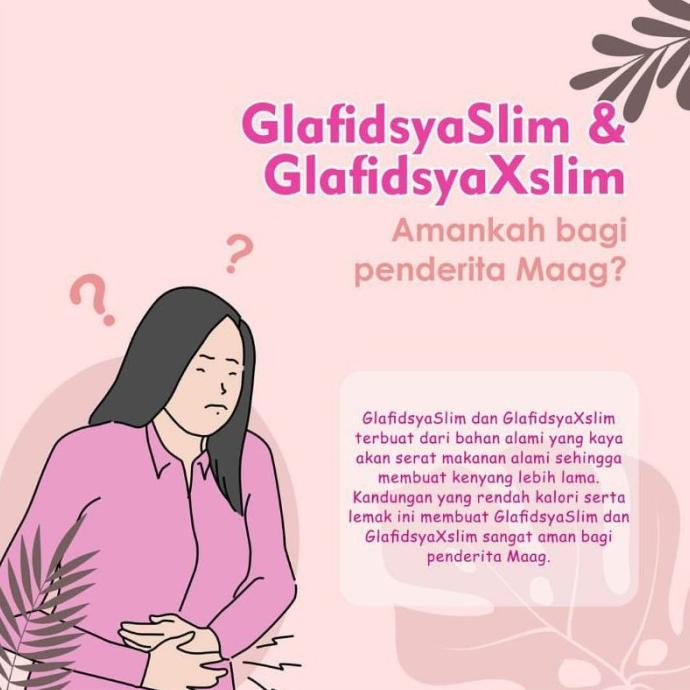 glafidsya Slim dan glafidsya Xslim Pelangsing by.Dr.Reza Gladys BPOM