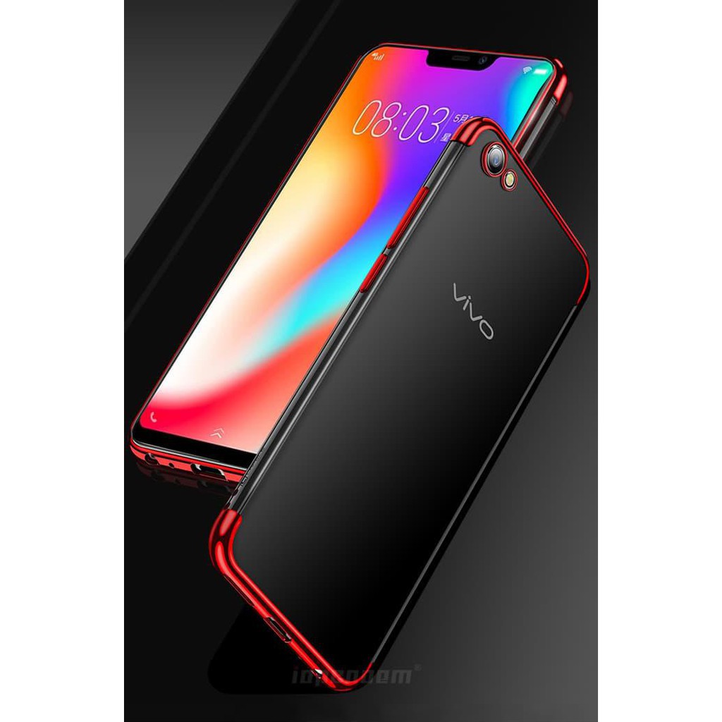 CASE VIVO Y83 SOFT CASING HP COVER TRANSPARANT ULTRA THIN TPU PLATING