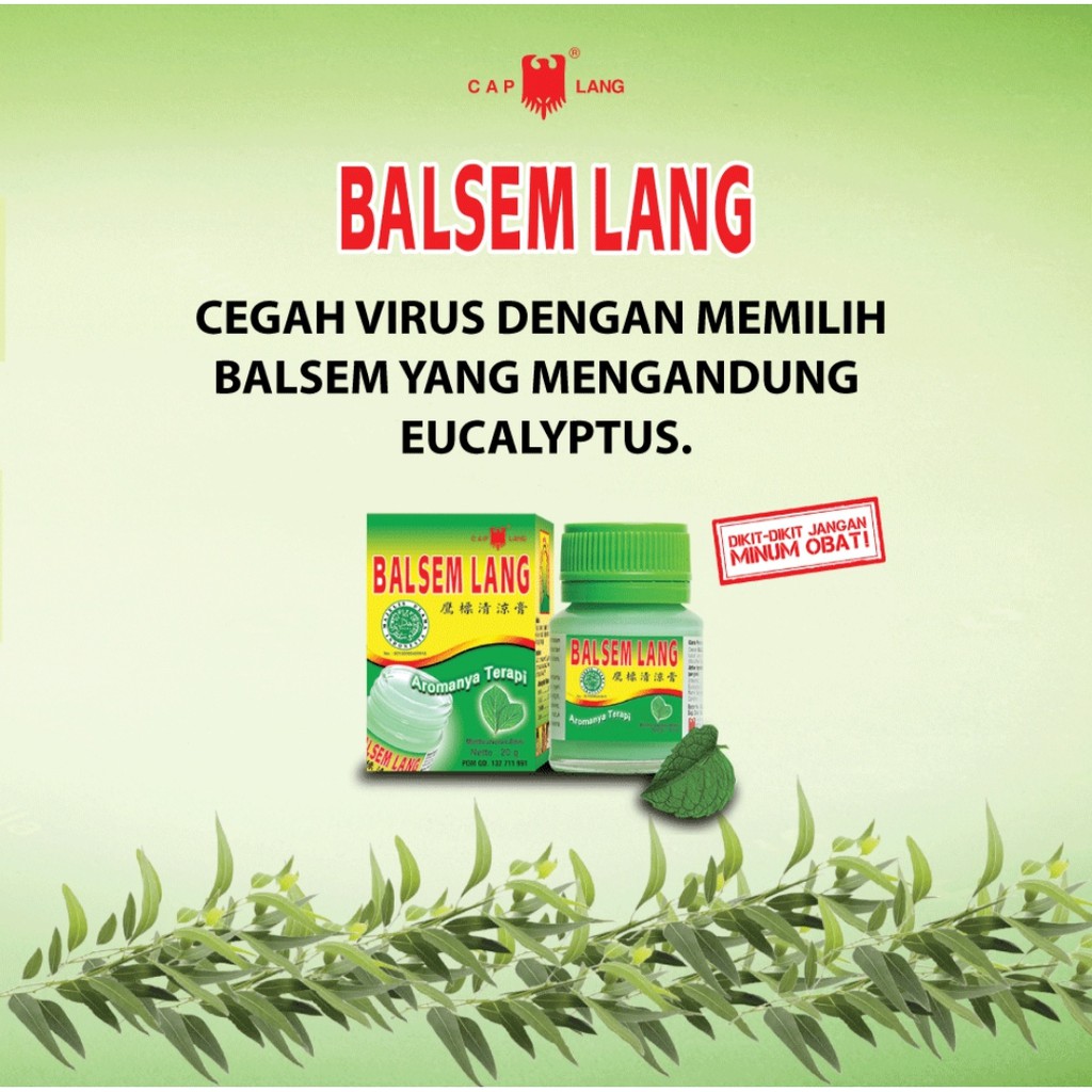 Cap Lang BALSEM LANG 20 GR VITAMIN_KU