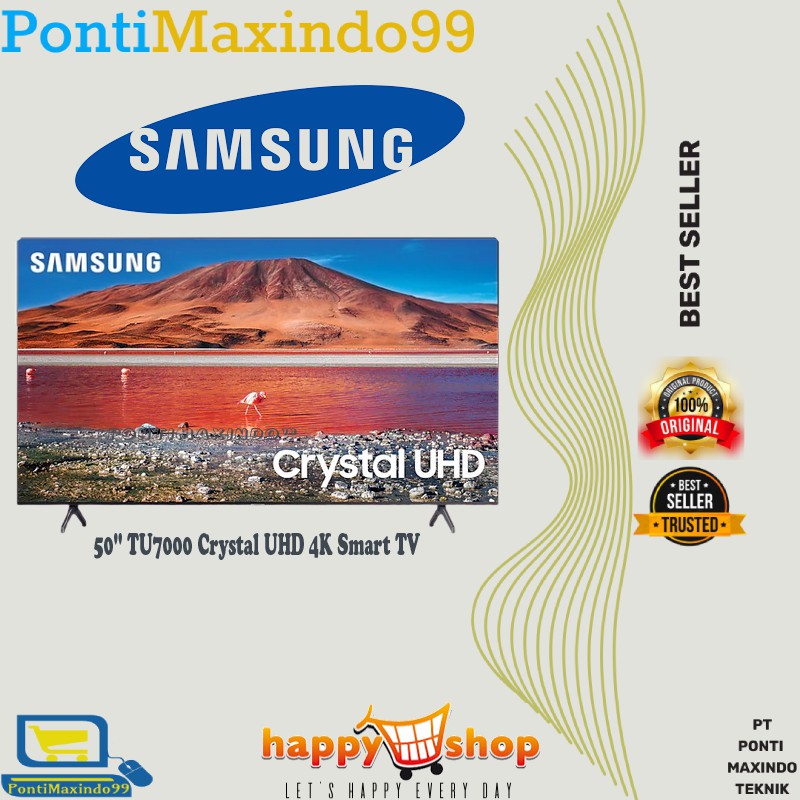 SMART TV 50 INCH SAMSUNG CRYSTAL UHD 4K 50TU7000 Series 7