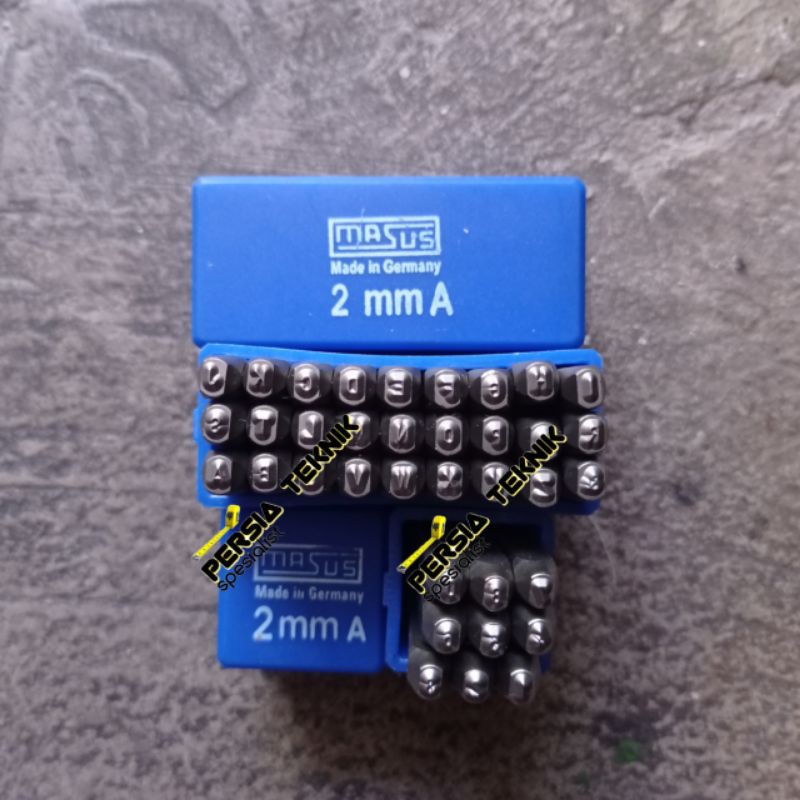 

Best Seller MASUS Germany Huruf Ketok dan Angka Ketok 2 Mm Stamp Punch Letter A-Z