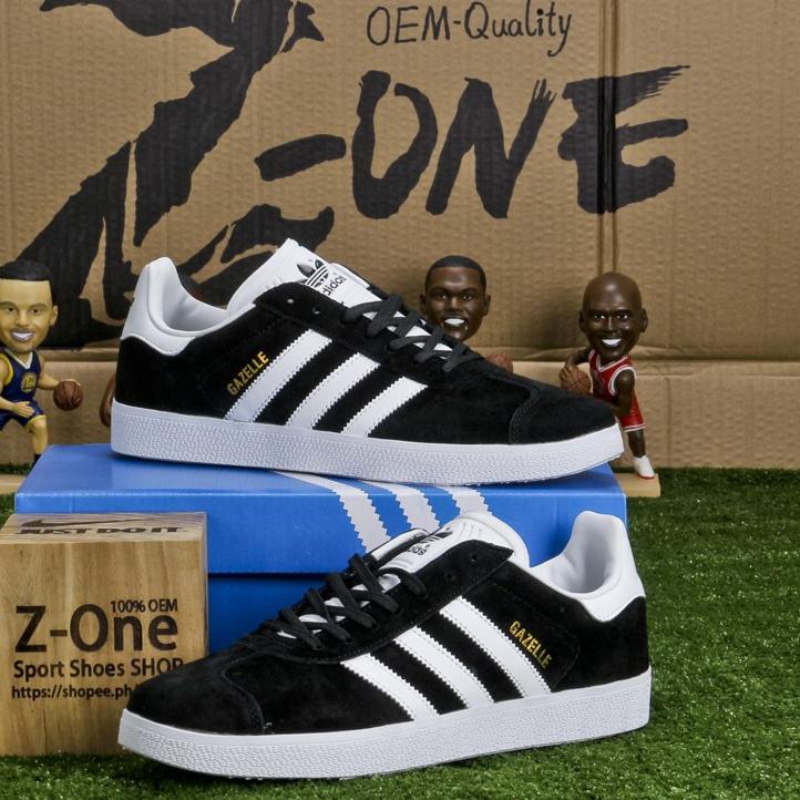 (LANGSUNG KIRIM) PROMO DISKONSEPATU ADIDAS GAZELLE OG NEO RACER BLACK WHITE Best Quality Special Pro