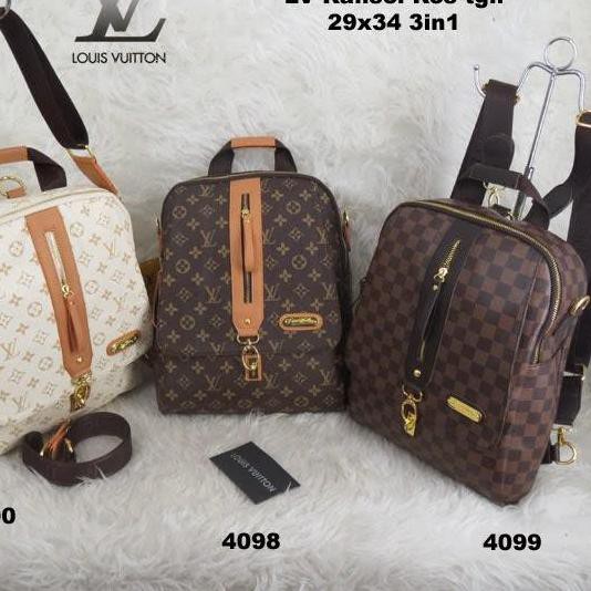 ♚ BIG SALE  Tas wanita Tas ransel lv tas import harga grosir rest tengah ♦