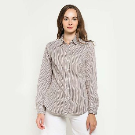 pqd-84 Kemeja Linen Wanita Boyfriend GAP Oversized Shirt - Kemeja Kantor Casual 