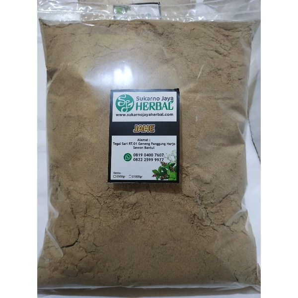 

Jahe Putih serbuk/bubuk 100%murni NO campuran 1000gr