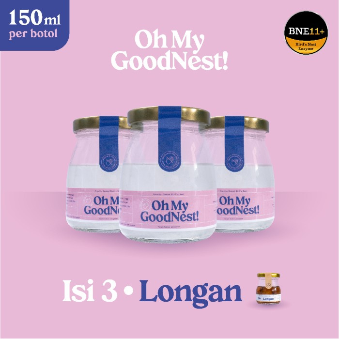 

Kkeanashop Oh My Goodnest! Minuman Sarang Burung Walet - Large Box - Longan