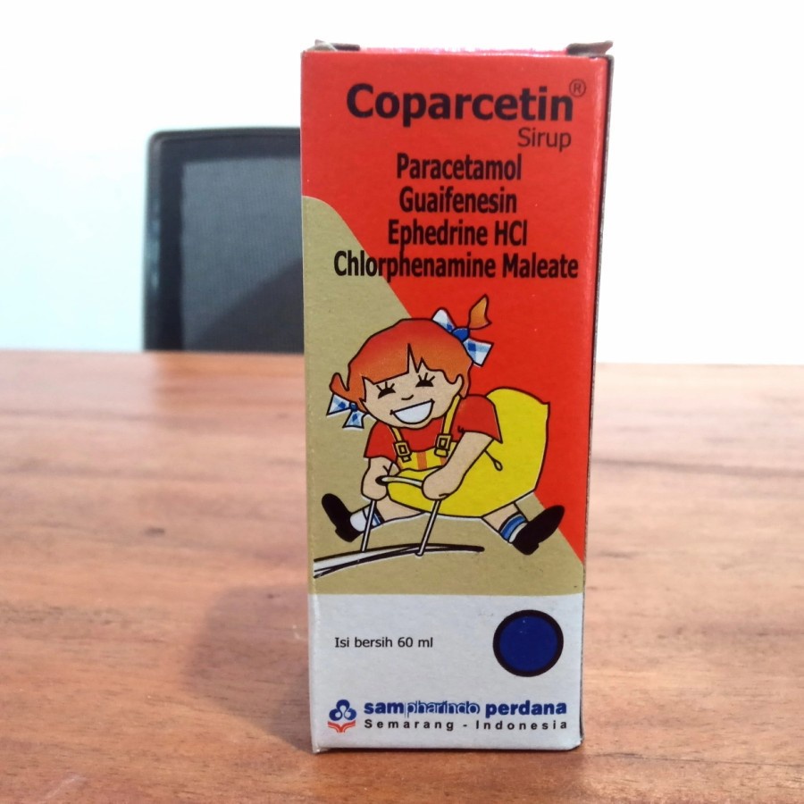 COPARCETIN SYRUP 60 ML - Obat Demam Panas Pilek Batuk Anak Sirup