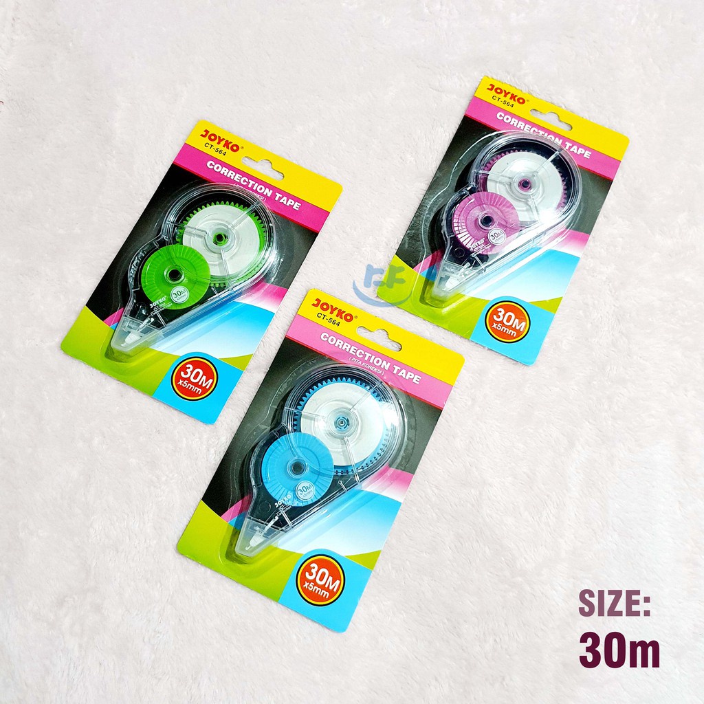 

Correction Tape Tip-Ex Kertas Roll Joyko CT-564 30M