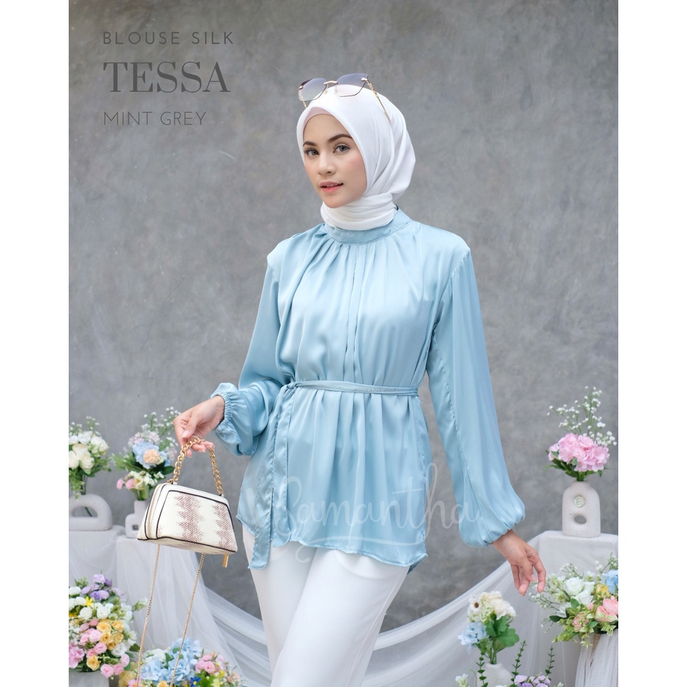 Blouse Silk Tessa / Top / Atasan