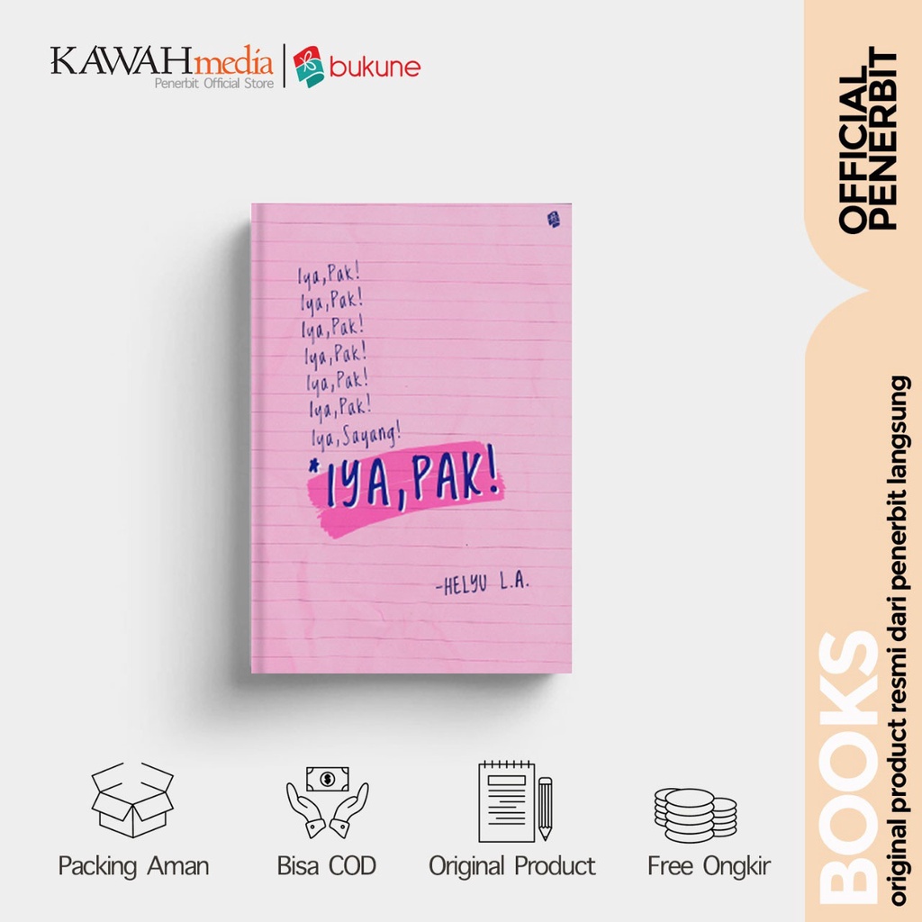 Novel Iya, Pak - HELYU LA. - Bukuné