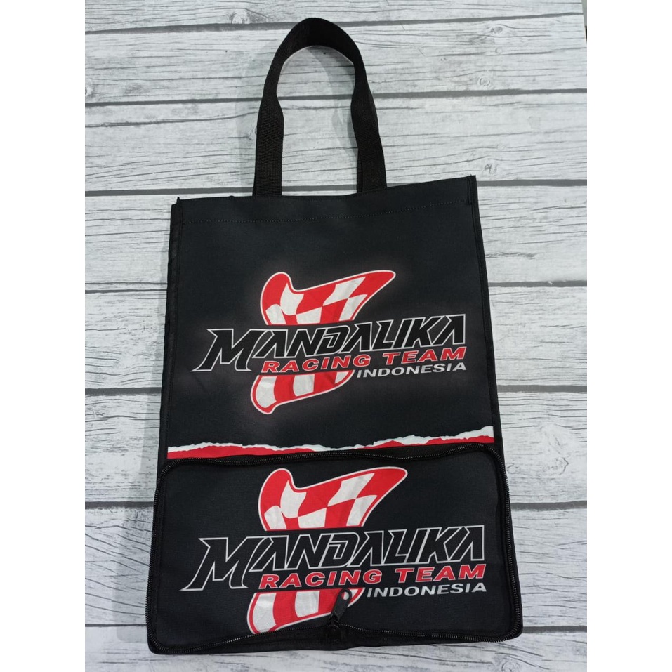 Tas Lipat Mandalika / Tas Travel Mandalika / Merchandise Mandalika / Totebag Mandalika Team / Mandal