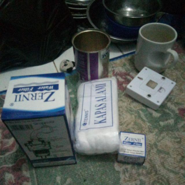 Saringan Zerni Paket Hemat Busa,arang ,zerni
