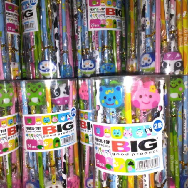 

Pencil+stip lucu harga 65000/toples isi 24 pcs