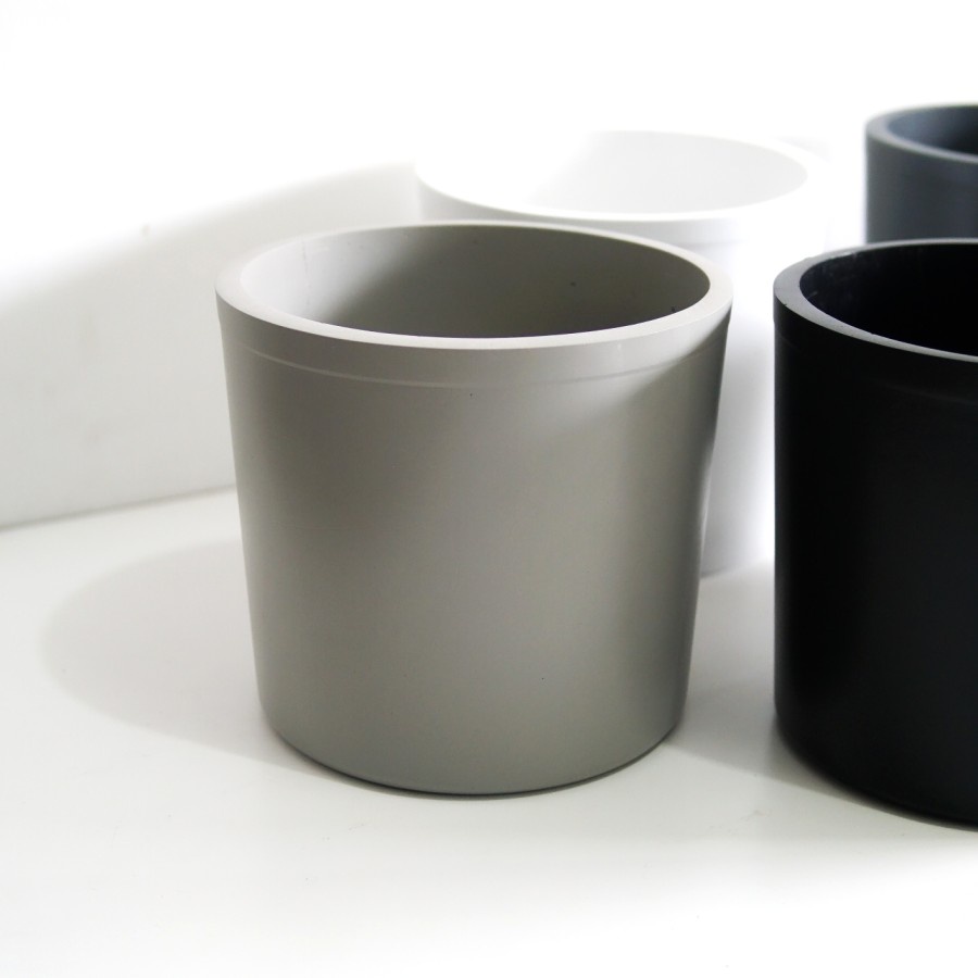 SIGNATURE CONCRETE POT 32cm CYLINDER | Pot Bunga / Pot Tanaman / Pot Concrete / Pot Semen