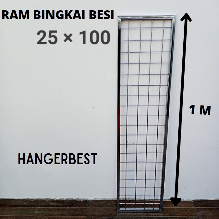 RAM Kotak Jaring Hook 25 x 100 cm | Tempat Gantungan Aksesoris HP | Tempat Gantungan Aksesoris