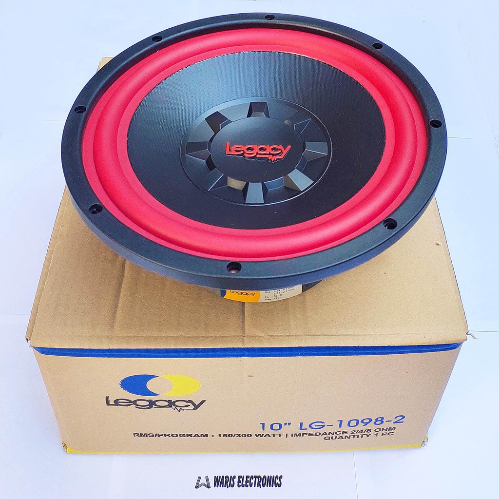 Speaker 10 Inch Subwoofer Legacy Double Coil LG 1098 2