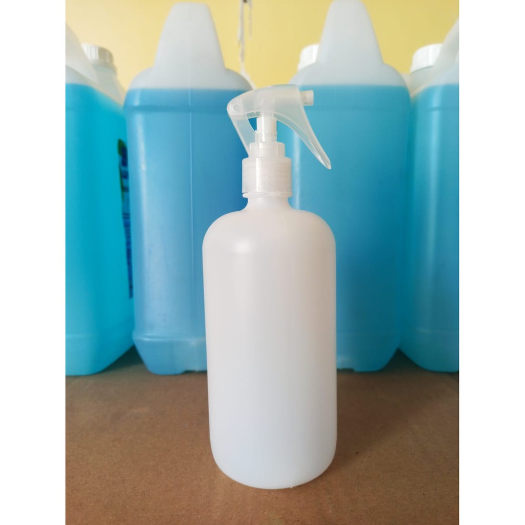 Botol Trigger HDPE Tebal 500ML Untuk Desinfektan / Hand Sanitizer