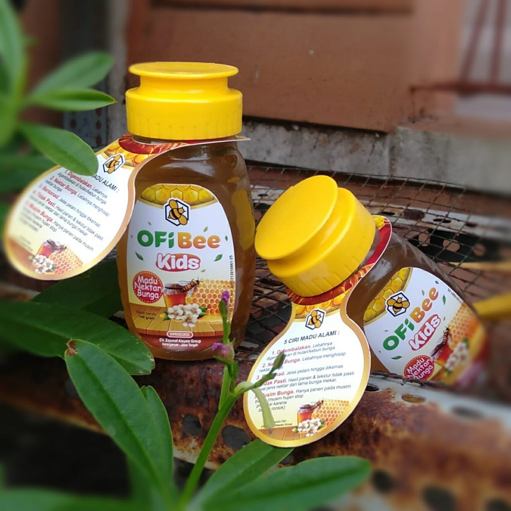 BELI 2 DAPAT 3 | Madu Batuk dan Madu Kecerdasan | Madu Murni Anak OFi Bee Kids | Madu Nektar Bunga