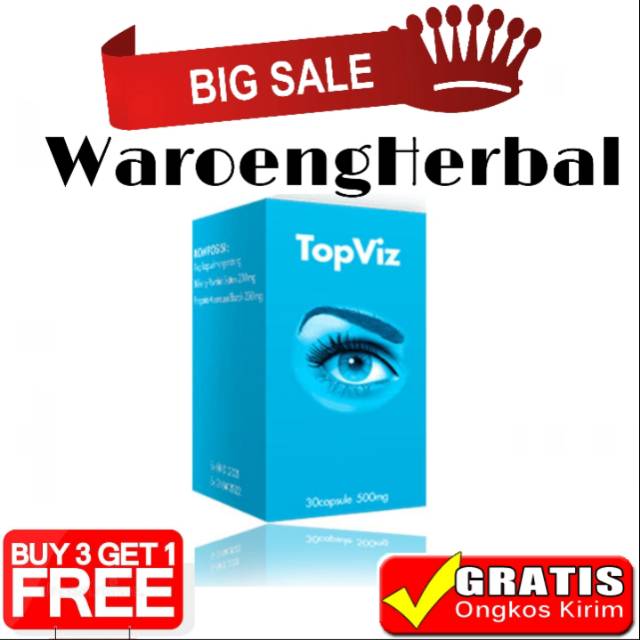 100% ORIGINAL Topviz Obat Mata Katarak Minus Asli Original Terbaik