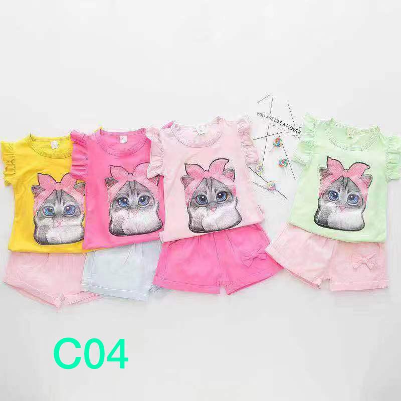 Setelan Fashion import terbaru kucing star usia 3-12 bulan keatas C04 : 27260021