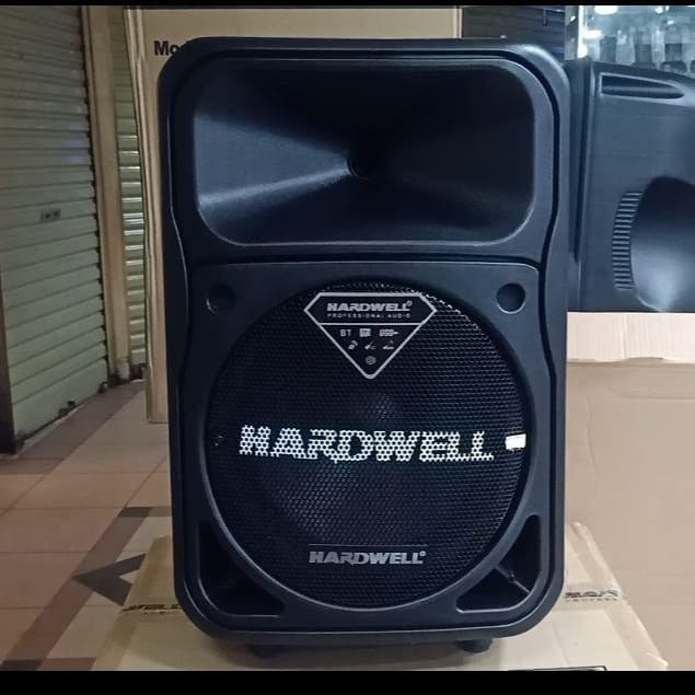 Speaker Portable Aktif HARDWELL POWERFUL 10PRO 10 Inch Bluetooth Wireless Meeting Original