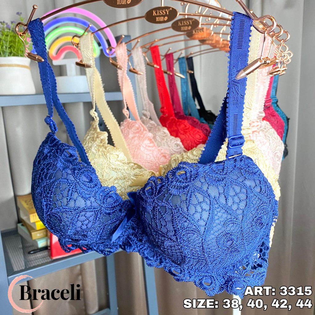 BRA Jumbo Kawat Busa Tebal | Push Up Bra Braceli Art 3315