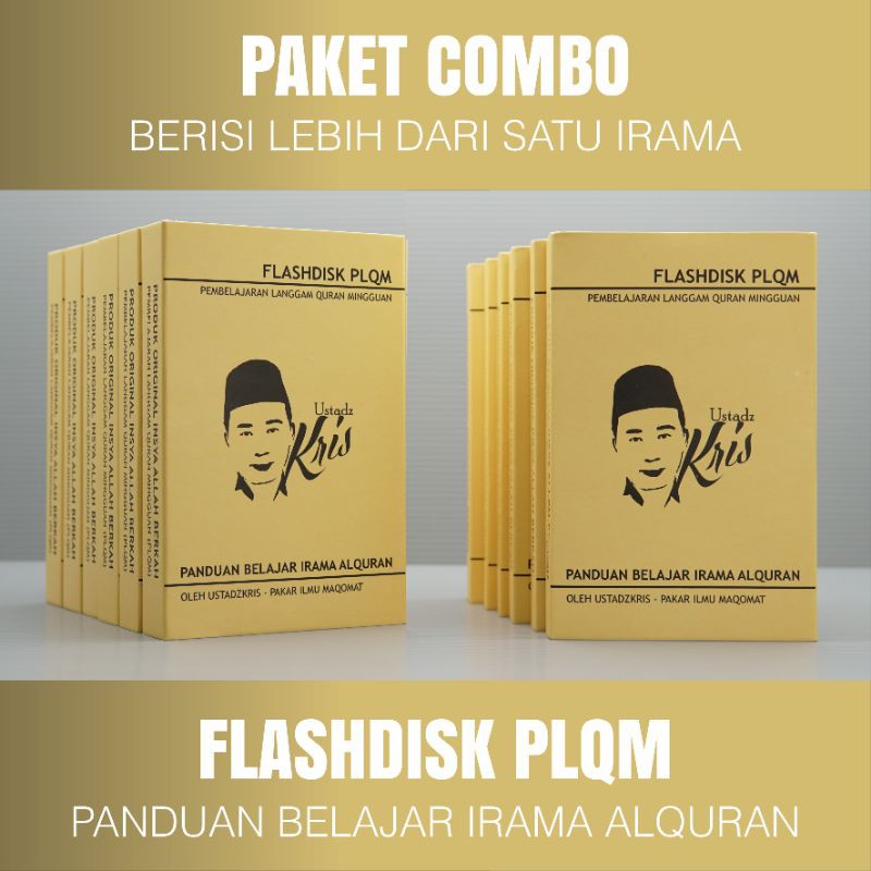 FLASHDISK PLQM USTADZKRIS COMBO - Dua Irama dalam Satu Flashdisk