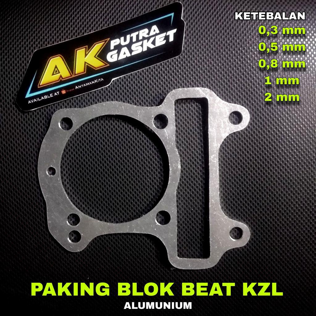 Paking Blok Beat KZL Alumunium / Packing Perpak Gasket Honda Beat