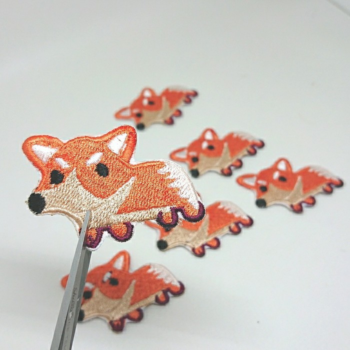 Iron Patch Orange Corgi Dog