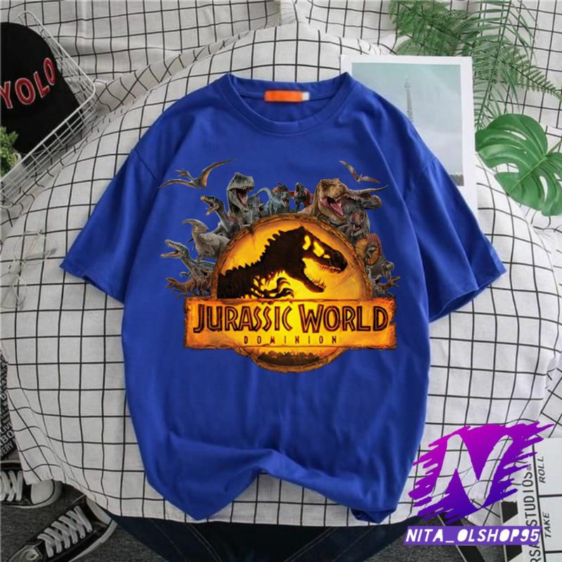 jurassic world kaos anak dinosaurus jurasic wold baju T Rex