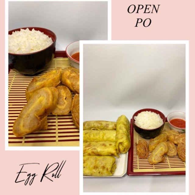 

Egg chicken roll ( belum di goreng ) fresh