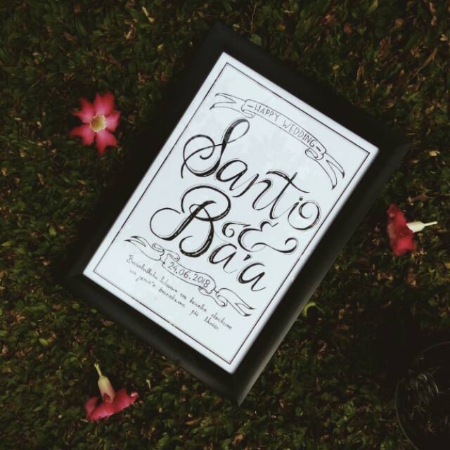 

HAND LETTERING CUSTOM GIFT MURAH