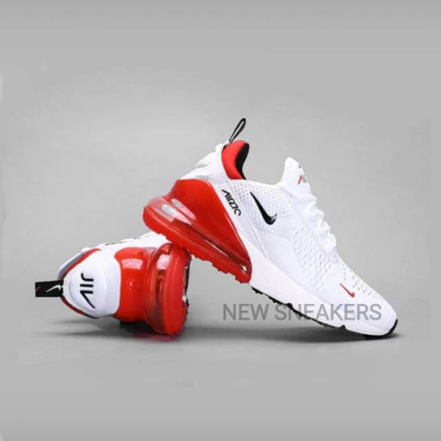 NIKE AIR MAX 270 WHITE RED ORIGINAL 