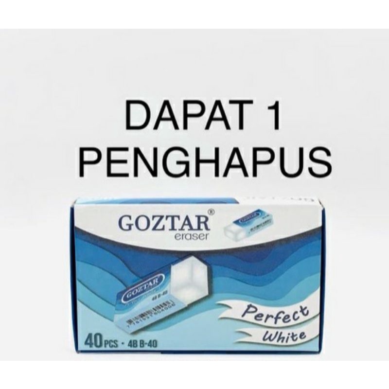 

Penghapus / Stip / Eraser Kecil B40 Putih Murah Bagus Berkualitas