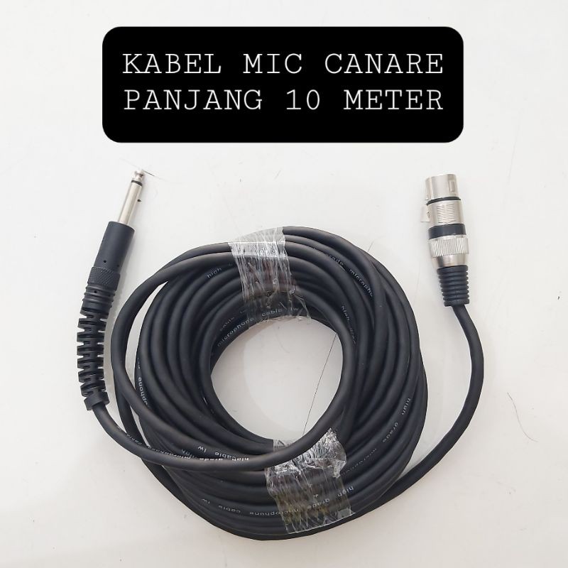 Jual Kabel Mic Canare Panjang Meter Komplit Jadi Siap Pakai Shopee