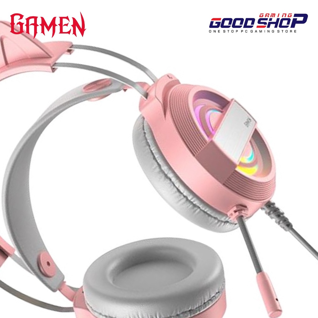 Gamen GH1100 Pink Led - Gaming Headset