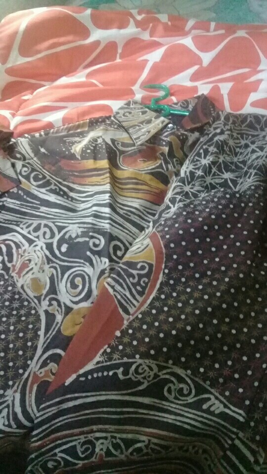 Coupel Batik Solo Kaftan Paris Dress Batik Motif Abstrak Copel Batik Kondangan Original