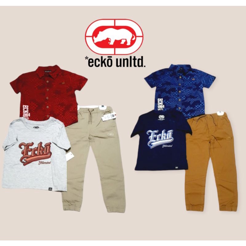 SETELAN ANAK COWO 3 IN 1 ECKO ORIGINAL