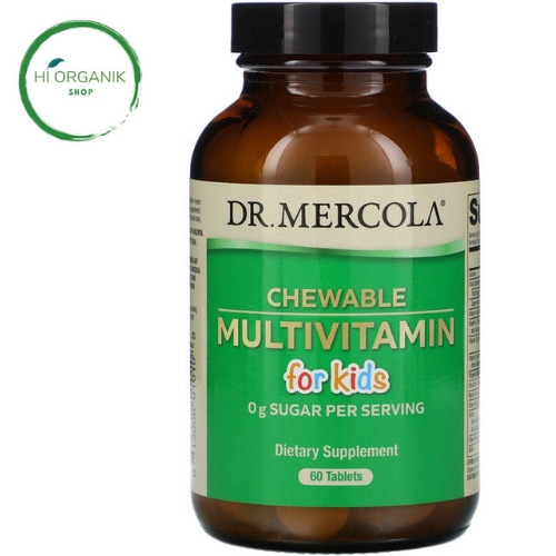 [Multivitamin Kids] - Dr. Mercola Chewable Multivitamin for Kids 60 Tabs