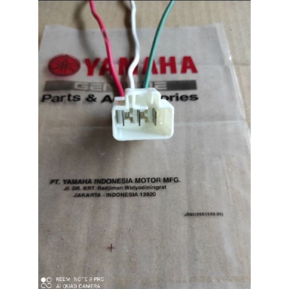 SOKET SPULL ACG ECG YAMAHA FI AEROX 155 FREEGO LEXY ASLI 3 PINN KABEL BODY BAGIAN ECU ORIGINAL