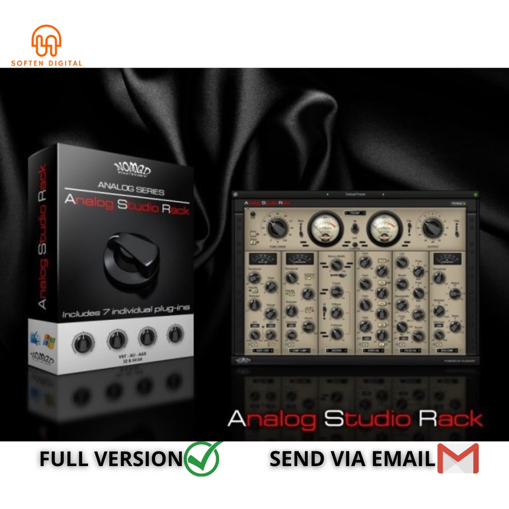 Nomad Factory Analog Studio Rack 1 VST Plugin the perfect all-in-one channel strip mixing and master